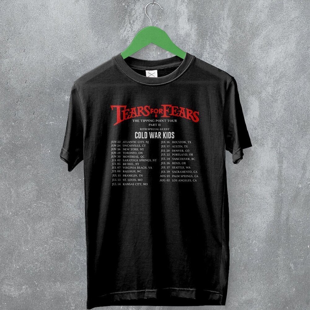 Tears For Fears Ultimate Collection Album Art Band Music Graphic Retro T-Shirt